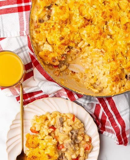 Breakfast Mac And Cheese