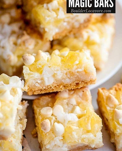 Magic Bars with a Tropical Twist