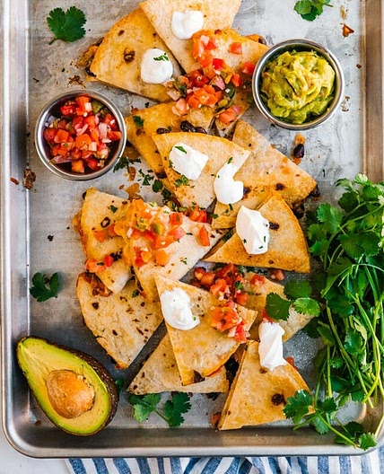 Quesadillas in the Oven!