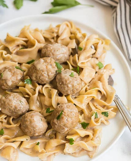 Instant Pot Swedish Meatballs and Noodles