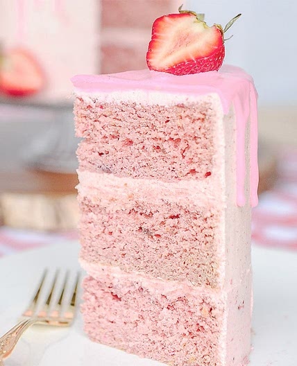 Freeze dried strawberry cake recipe