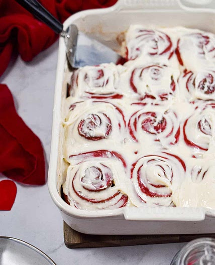 Red Velvet Cinnamon Rolls