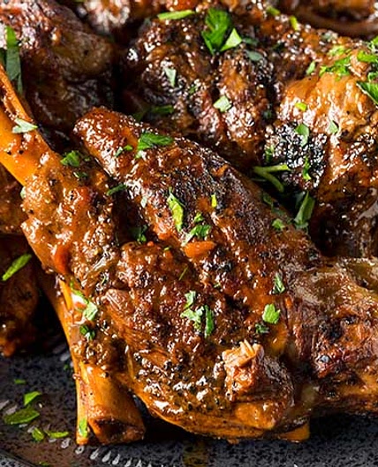 Smoked Lamb Shank
