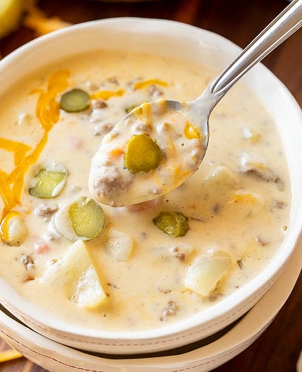 Creamy Cheeseburger Soup