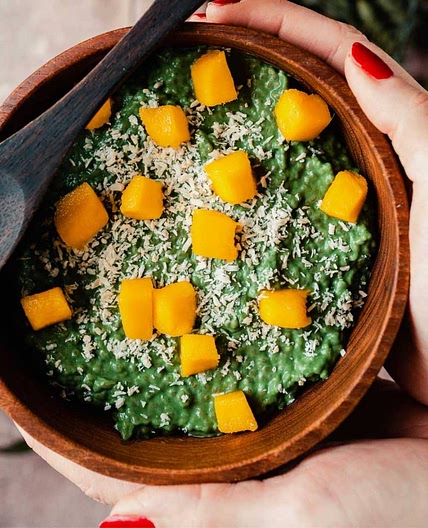 Tropical Green Chia Pudding Recipe