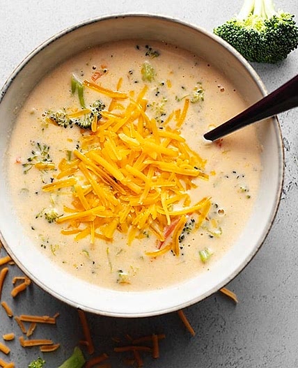 Keto Broccoli Cheese Soup - Ready in 30 Minutes!