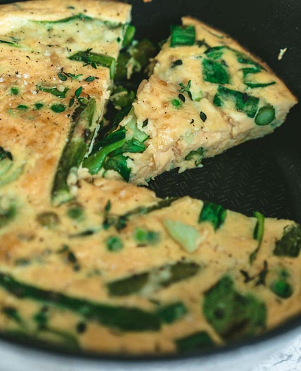 Spargel Frittata