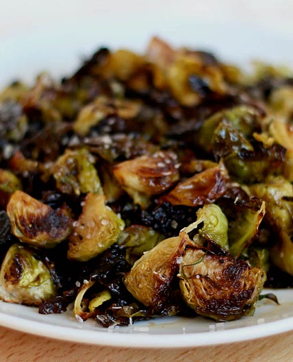 Maple Balsamic Brussels Sprouts