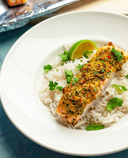 Spicy Coconut Salmon