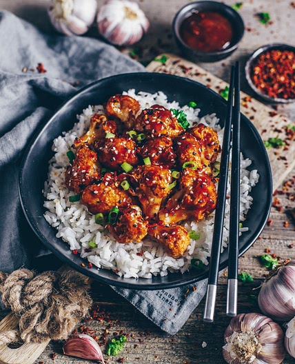 Barbecue Blumenkohl Wings (vegan + glutenfrei)