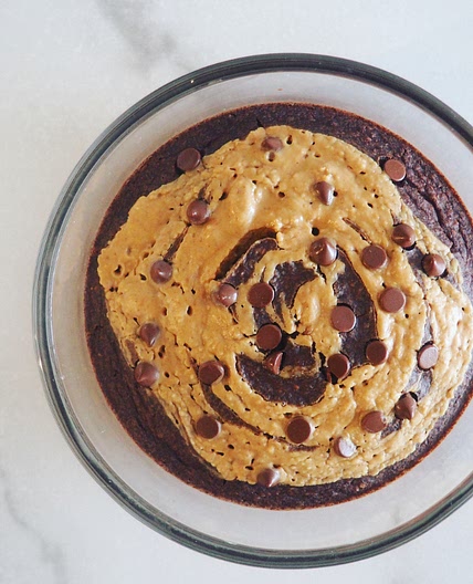 Chocolate Peanut Butter Baked Oatmeal