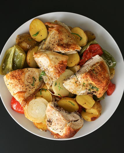 Baked Chicken and Vegetables