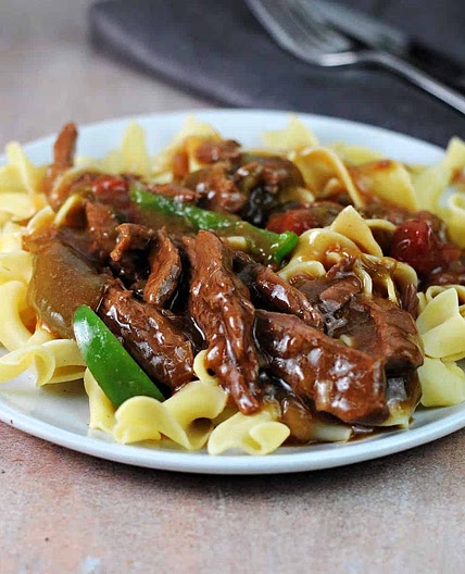 Pepper Steak - Instant Pot or Slow Cooker