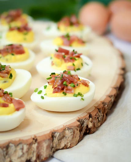 To-Die-For Candied Bacon Deviled Eggs