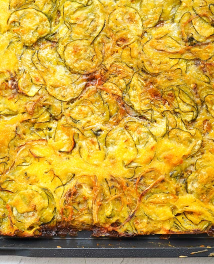 Scarpaccia Zucchini Tart