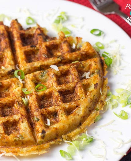 Potato, Cheese and Onion Waffles | Slimming & Weight Watchers Friendly