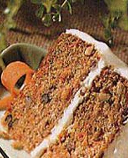Carrot Cake with Maple-Cream Cheese Icing