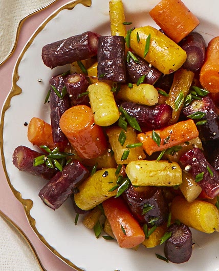 Butter-Glazed Rainbow Carrots