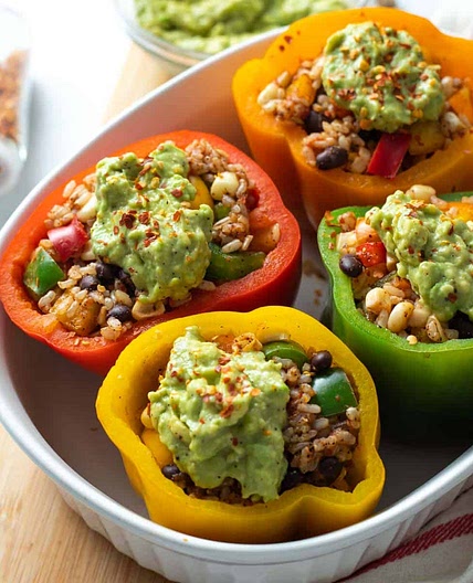 Vegan Mexican Stuffed Peppers