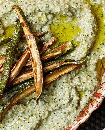 Courgette and tahini dip