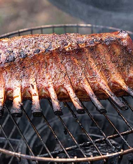 Smoked Rack of Lamb