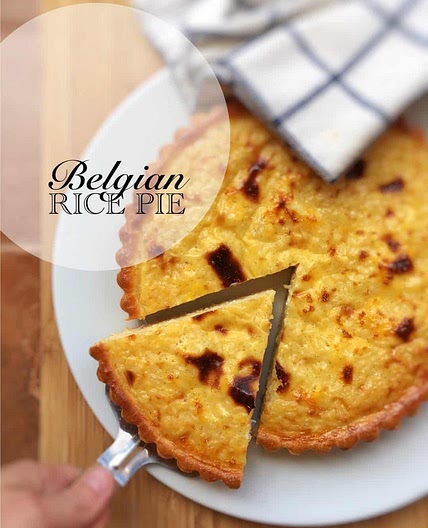 Classic Homemade Belgian Rice Pie Recipe