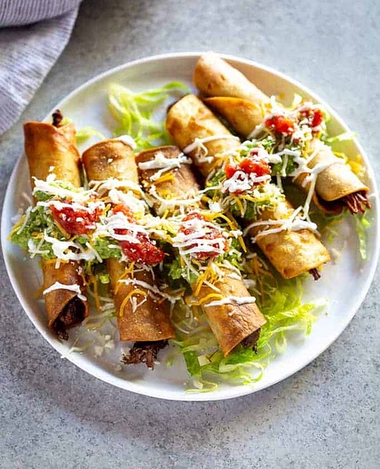 Homemade Taquitos