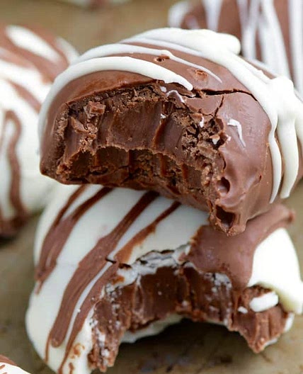 Fudge Filled Easter Eggs