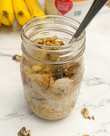 Banana Nut Overnight Oats