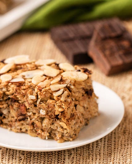 Chocolate Coconut Oatmeal Bake