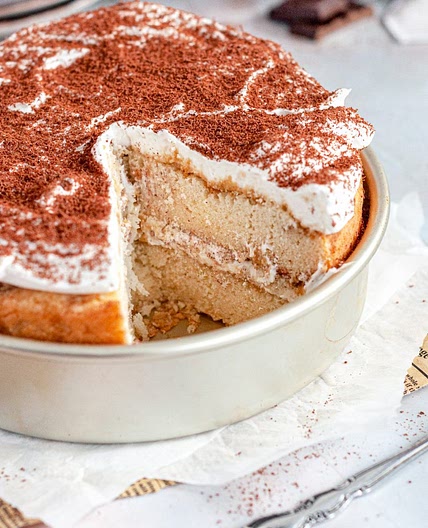 Tiramisu Layer Cake (Vegan & Gluten-Free)