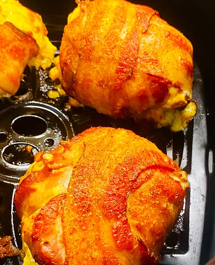 Air Fryer Jalapeno Popper Chicken Bombs