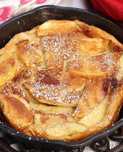 Apple Dutch Baby For One