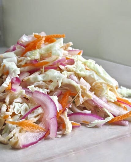 Vietnamese Spicy Cabbage and Chicken Salad