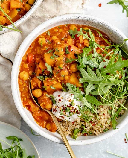 Moroccan Chickpea Stew in the Slow Cooker