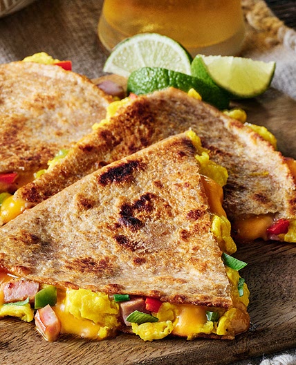 Ham and Egg Quesadilla