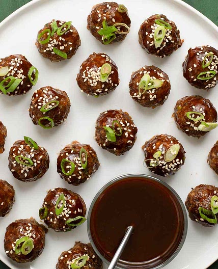 Hoisin-Glazed Cocktail Meatballs Recipe