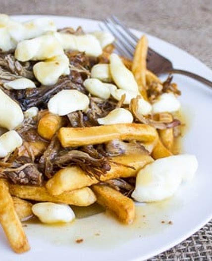 Pulled Pork Poutine with BBQ Gravy