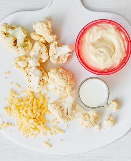 Weaning recipe: Cauliflower cheese purée