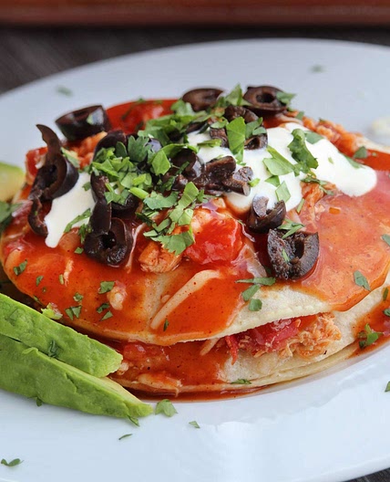 Enchiladas - New Mexico Style