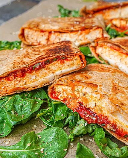 Tofu Pizza Pockets
