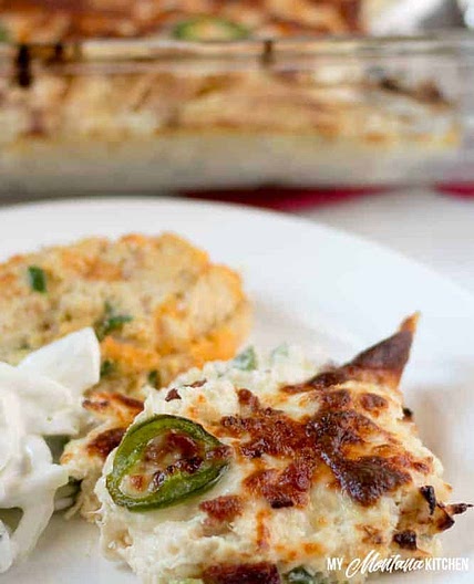 Jalapeño Popper Chicken Casserole with Bacon