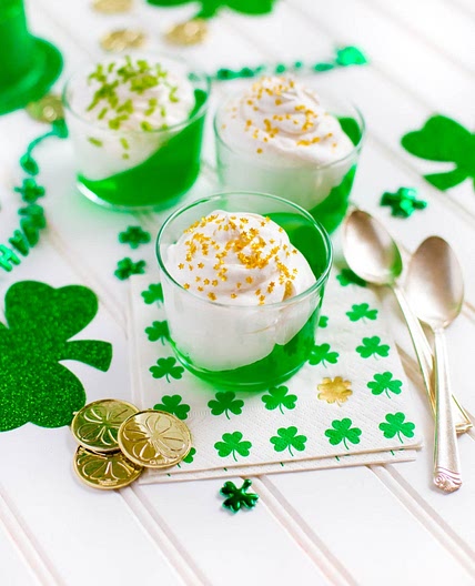 St. Patrick's Day Jello Cups