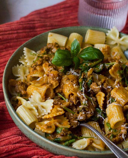 Creamy Parmesan Pumpkin Pasta