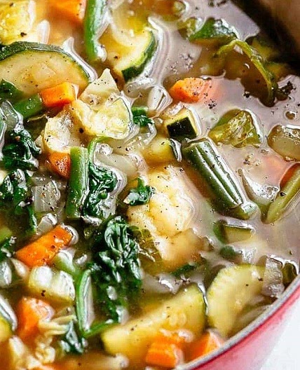 Low FODMAP Lentil and Vegetable Soup