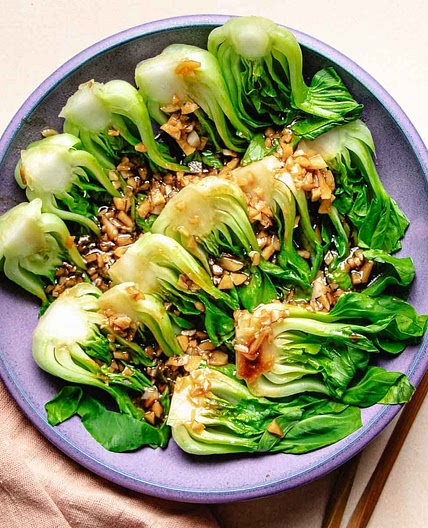 Steamed bok choy recipe