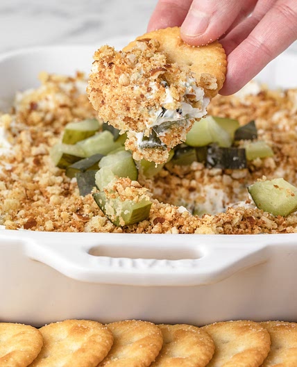 Fried Dill Pickle Dip