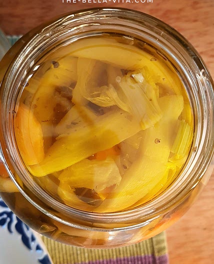 Pickled Aubergines in Olive Oil