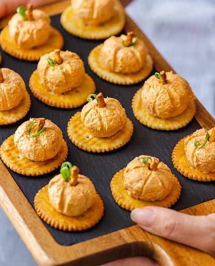 Mini Pumpkin Cheese Balls