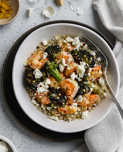 30-Minute Healthy Shrimp & Broccoli Dinner